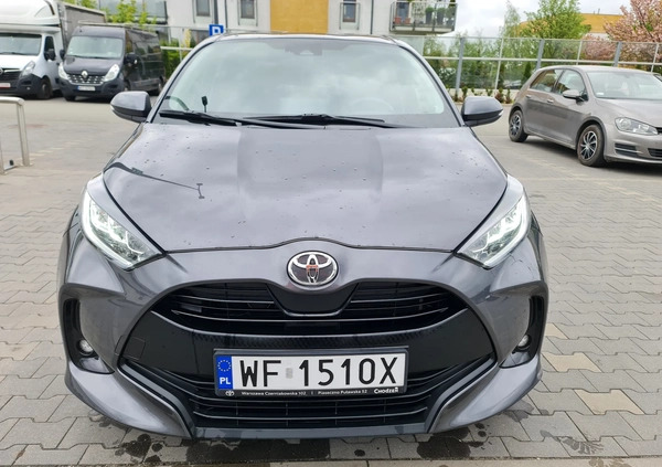 Toyota Yaris cena 69900 przebieg: 56360, rok produkcji 2022 z Warszawa małe 79